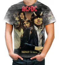 Camiseta Camisa Ac Dc Rock In Lolla 89