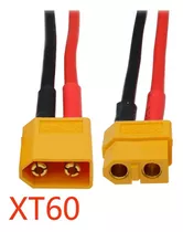 Conectores Xt60 Macho Y Hembra Con Cables Awg 14