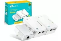 Repetidor Wi-fi Pela Rede Elétrica Tp-link Av600 Wpa4220-3pç