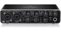 Placa De Sonido Behringer Umc204 Hd