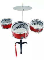 Mini Bateria Infantil 3 Tambores 1 Prato Jazz Drum
