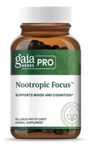 Suplemento Nootrópico De Enfoque Gaia Herbs 40 Fitocapsulas