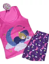 Trio De Pijama De Dama Shorts ( 3 Unidades)