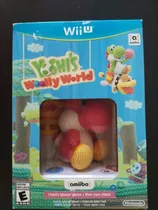 Yoshi's Woolly World + Amiibo Yoshi De Lana Rosa