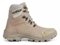 Bota Coturno Botina Caterpillar 100% Couro Lançamento Oferta