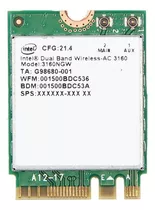 3160ngw Wifi Ac Dual Band P/ Positivo N40i Xc7660 LG 22v240