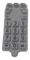 Teclado Panasonic Kx-tg4021m Kx-tga106 Plateado (no Va P/ag)