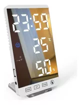 Rélogio De Mesa Digital Temperatura Hora Decorativo