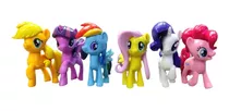 Colección De 6 Figuras De My Little Pony Grande 10cm