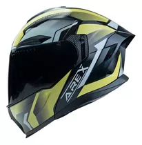 Casco Abatible Amarillo / Mica Transparente