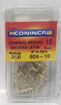 Terminal Hembra Bandera Laton Coninca 604-10