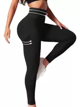 Calza Simil Seamless Shein Leggings Push Up Spandex Premium