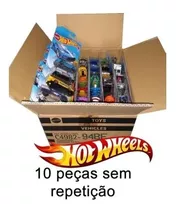 Kit Hot Wheels C/ 10 Unidades De Carrinhos - Sem Duplicidade