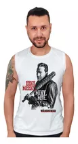 Camiseta Regata The Walking Dead Negan Lucille Séries Filmes