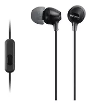 Sony Audífonos Internos Con Micrófono Mdr-ex15ap Color Negro