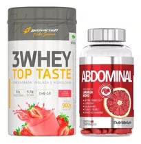 Whey Top Taste Isolado Concentrado Hidrolisado + Abdominal