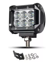 Faro Auxiliar De 6 Led 18w 12v-24v Moto 4x4 