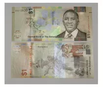 Billetes Mundiales : Bahamas 1 Dolar 2017 Reverso Vertical