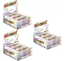 Display Pastilha Chocolate Branco Kit Com 54 Mini Pacotes