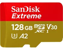 Tarjeta De Memoria Sandisk Sdsqxa1-128g-gn6ma  Extreme Con Adaptador Sd 128gb