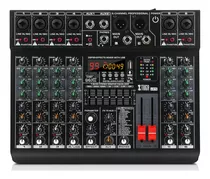 Xtuga Lxt6 Mezclador Mixer 8 Canales 99 Dsp Efectos, +48v