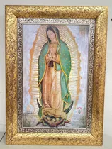 Cuadro Virgen De Guadalupe Marco De Rosas