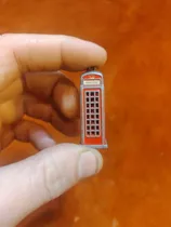  Antigua Cabina De Teléfono Inglesa Miniatura