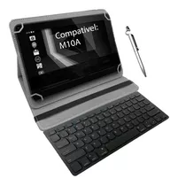 Capa Teclado Para Tablet Multilaser M10a + Caneta Touch