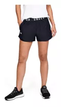 Short Mujer Play Up Shorts 3.0-b Negro Under Armour