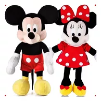 Pelúcia Urso Com Som Minnie E Mickey Multikids Original