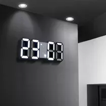 Reloj De Mesa   Digital Art Home Ts-s60  Color Blanco 
