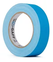 Fita Gaffer Tape Pro Gaff Azul Fluorescente 25mm X 50 Mts