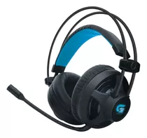 Fone Headset Preto Gamer Luz Azul 32ohms P2 Usb Fortrek H2