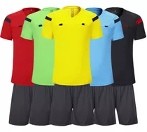 Equipo Camiseta + Short Árbitro Fútbol Basquetball 