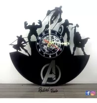 Reloj De Vinilo Avengers Marvel Comics Regalos Decoracion