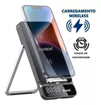 Base Carregador Por Indução Kapbom iPhone Samsung Watch Air