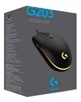 Mouse Logitech G G203 Lightsync 8000 Dpi Color Negro