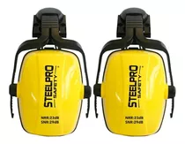 Protector Auditivo Steelpro Cm 501 De Insercion Al Casco Color Amarillo