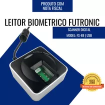 Leitor Scanner Biométrico Digital Futronic Usb Fs-88h