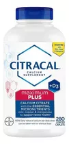 Citracal Citrato De Calcio + D3 + Zinc (280 Tabletas) 