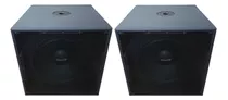 2 Bafles Sub Graves 18 PuLG. 1300w Pintados 2 Speakon Oferta