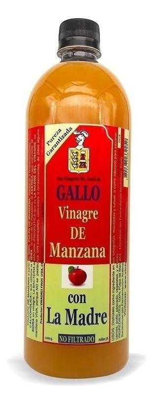 Vinagre Gallo De Manzana Litro - L A $27800