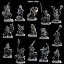 Miniaturas Heróis Rpg Dungeons And Dragons Pathfinder Rpg