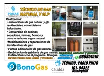 Tecnico Instalador De Gas Natural Y Glp.consultas: 986851510