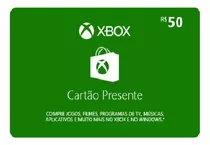 Gift Card Xbox Microsoft: 50 Reais - Código Digital Gamer