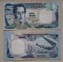 Billetes Mundiales : Colombia 1000 Pesos 1995 Sud America