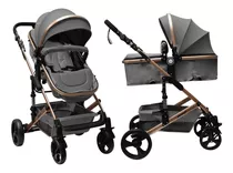 Cochecito Bebe Avanti Reversible Convertible En Moises Smile Color Gris Color Del Chasis Bronce