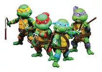 Tartarugas Ninjas - Set Com As 4 Tmnt-  6  Hybrid Metal