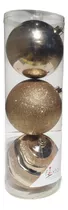 Esferas Navideñas Adornos Decoracion De 15cm En Tubo 3pz