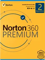Antivirus Norton 360 Premium - 2 Dispositivos 2 Años